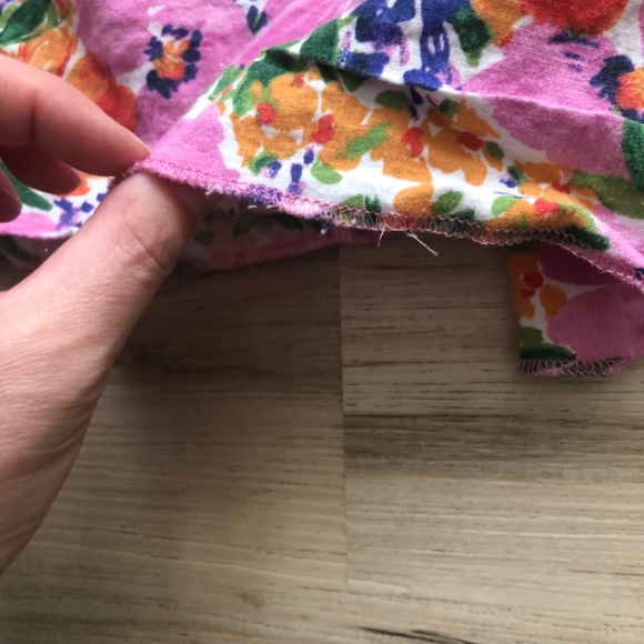 Zara Bold Floral Shorts 52% Linen - Picture 4 of 9